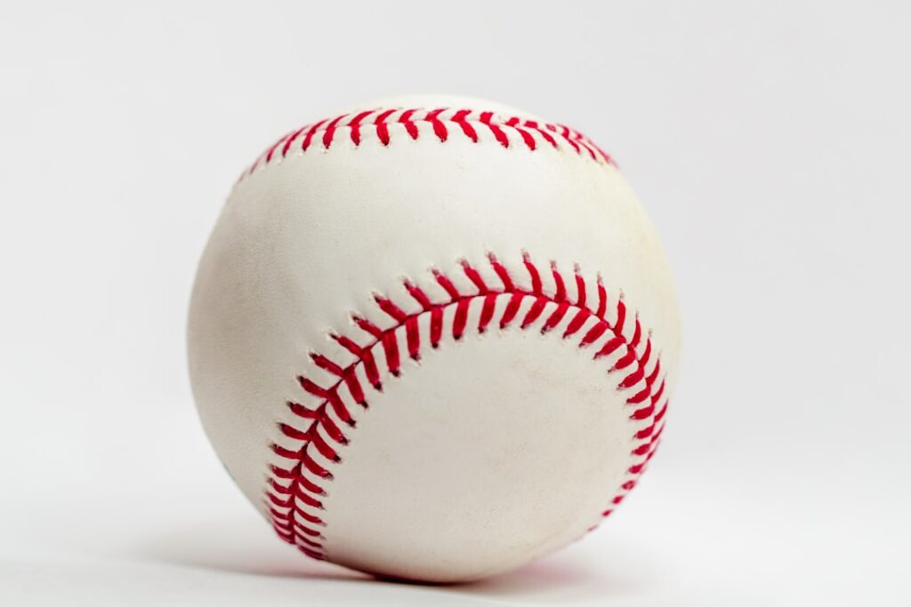 Clean unused baseball.